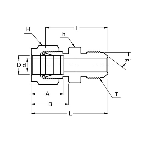 SAU Male JIC Unions - Image 2